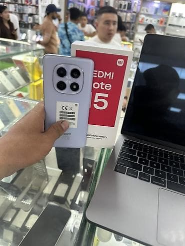 Техника и электроника: Redmi, Redmi Note 15, Б/у, 256 ГБ, цвет - Голубой, 2 SIM — 5
