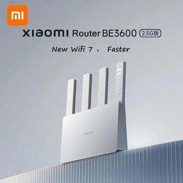 Ноутбуки: Xiaomi BE3600

Xiaomi Router BE3600 1G (RD16) - 3500 сом — 3