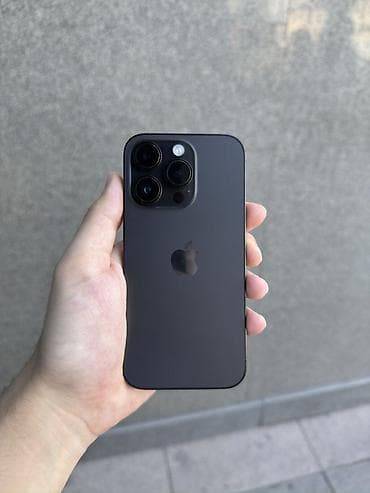 IPhone 14 Pro, Колдонулган, 256 ГБ, Кара, Коргоочу айнек, Каптама, 100 % — 1