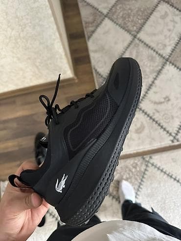 foot patch: Мужские кроссовки, 43, Lacoste, Новый, цвет - Черный, Самовывоз, Бесплатная доставка — 2