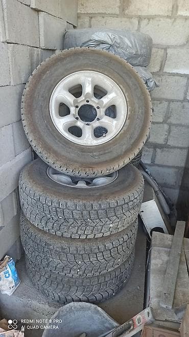 225 70 15 шины: Колеса в сборе 235 / 75 / R 15, Всесезонная, Б/у, Комплект, Внедорожные (АТ/МТ), Литые, отверстий - 6 — 6