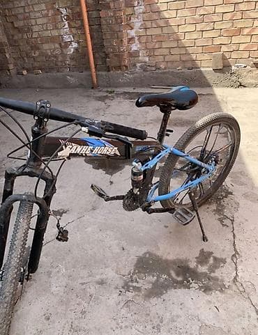 format velosiped: Горный велосипед SANHE HORSE - Тип: двухподвес (передняя вилка с — 2