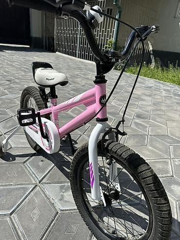 детский шатер: Детский велосипед, 2-колесный, 4 - 6 лет, Для девочки, Б/у — 1