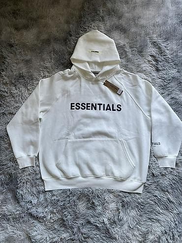 Толстовки: Худи Essentials Fear of God - Модель: классическое худи с капюшоном и — 1