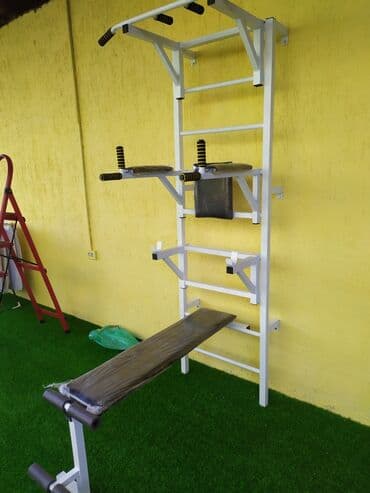 с.к.кыдыралиев а.б.урдалетова г.м.дайырбекова математика 6 класс: Шведская стенка для всей семьи Лестница, турник, брусья, пресс — 3