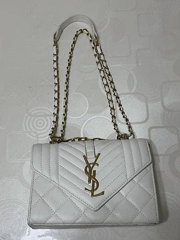 Личные вещи: Классическая сумка, Saint Laurent, Материал: Искусственная кожа, Стеганая модель, Женские, Б/у — 1