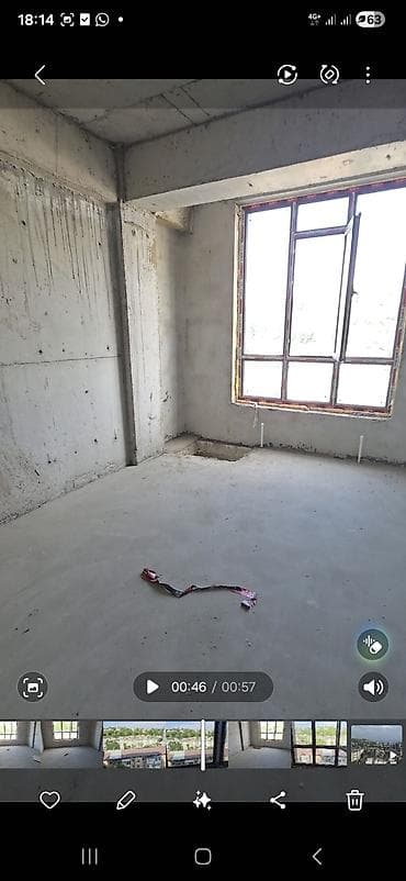 4 кв: Нуркелди курулуш компаниясы салган Супара турак жайында 2 бөлмөлүү ПСО — 4