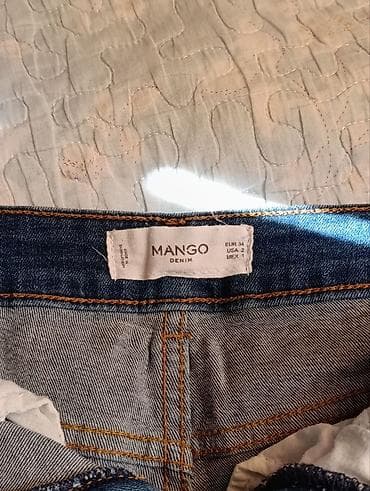 molecule plus: Джинсовые шорты Mango Denim Носили 2 раза - Бренд: Mango (MNG Denim) — 3