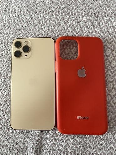 макбук эйр: IPhone 11 Pro, Золотой, Чехол — 1
