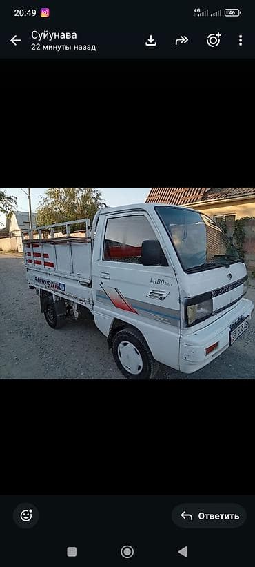 Daewoo Labo Deluxe — компактный грузовой мини‑пикап - Тип: бортовой