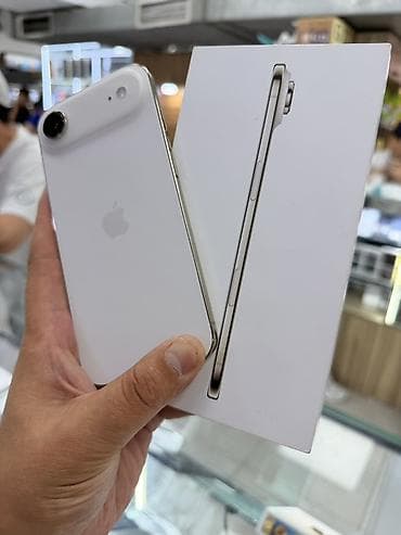 iphone osh: IPhone Air, Б/у, 512 ГБ, Белый, Коробка, 97 % — 2