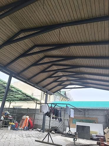 сму геология: Навес, Другая форма, Металл, Другой материал, Установка — 1