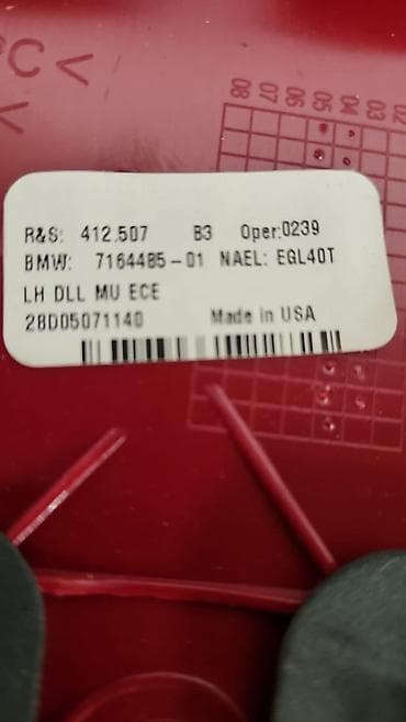 bmw 2007: Задний левый фонарь BMW 2005 г., Б/у, Оригинал, Германия — 3