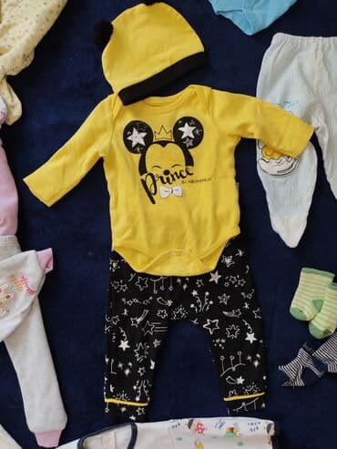 комплект для новорожденных: Комплект, цвет - Белый, Б/у — 2