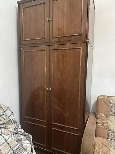 Шифоньер, шкаф для одежды, Б/у, Прямой, Дерево