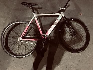 синий велик: Фикс-байк (fixed gear) с трековой геометрией. - Рама и вилка пол — 6