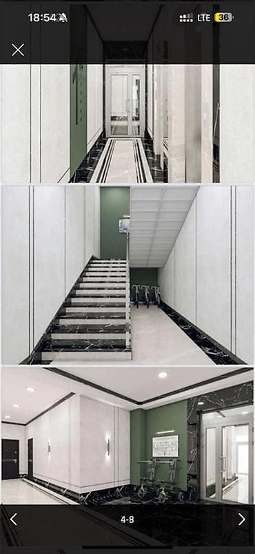 Квартиры: 1 комната, 54 м², Технопарк Элитка, 9 этаж, ПСО (под самоотделку) — 6