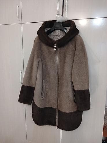 smart folio: Шуба, По колено, Турция, Трансформер, С капюшоном, XL — 1