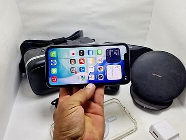 айфон телефон 11: IPhone 11, Б/у, 64 ГБ, Черный, Зарядное устройство, 100 % — 3