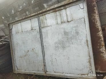 Брусчатка, тротуарная плитка: Металлические распашные ворота/створки с коробом Для гаража - — 1