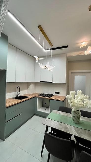 binar: 1 комната, 41 м², Кызыл Аскер 8 этаж, Евроремонт — 5