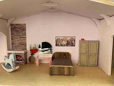 Игровые комплексы: Домик для куклы — 3‑этажный особняк с мебелью из экологически чистого — 2