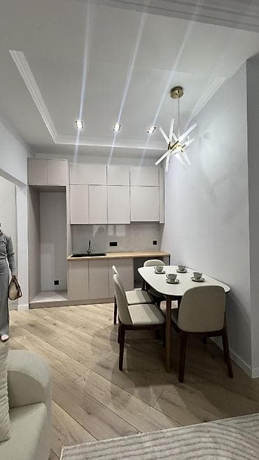 binar: 1 комната, 44 м², Тунгуч мкр Элитка, 14 этаж, Дизайнерский ремонт — 7