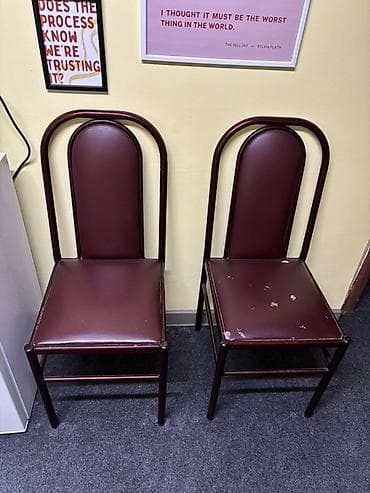 Швейные стулья: Стул для кухни, Железо, цвет - Красный — 1