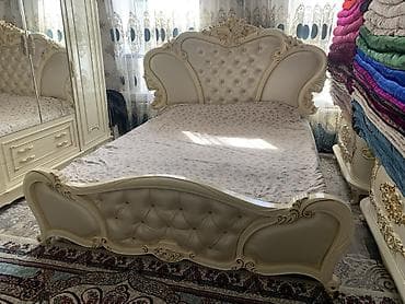 дух крават: Двуспальная кровать, Новый, С мягким изголовьем, длина - 2 см — 1