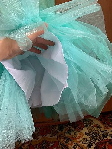 Платья: Детское платье, цвет - Зеленый, Новый — 9