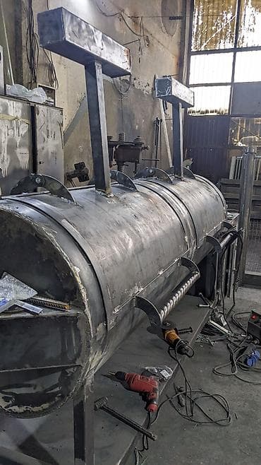 салкын бешик: Промышленный смокер местное производство! - Тип: офсетный смокер с — 3