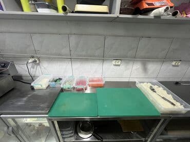 оборудование для кафе бу: 🇰🇬 Продам готовый бизнес — кухня доставки суши и пиццы (Бишкек) Цена — 8