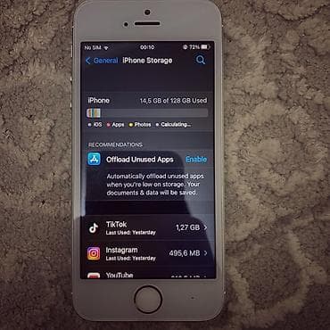 iphone se 4 купить: IPhone SE, 128 ГБ, Серебристый, 72 % — 8