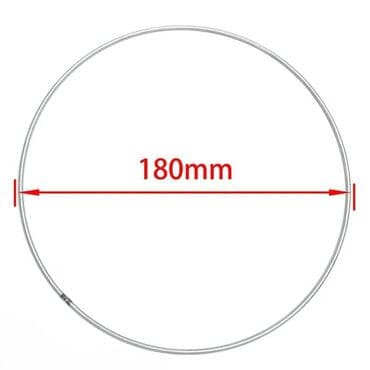 ключ закаточный: Металлическое кольцо неразъемное для рукоделия ( например макраме) — 1