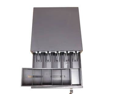 оборудование для кассы: Денежный Ящик BQ400AK, Ш40,5см*Д41см*В10,5см, 5-заж. для купюр — 7