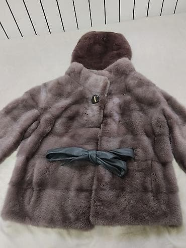 норковая шуба с капюшоном: Шуба из норки с капюшоном, укороченный силуэт. - Натуральный мех — 2