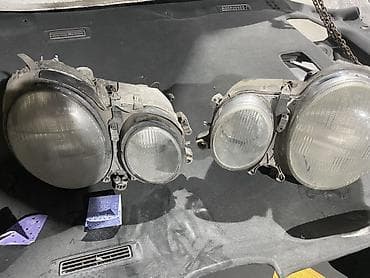 w210 фары: Комплект передних фар Mercedes-Benz Оригинал — 2