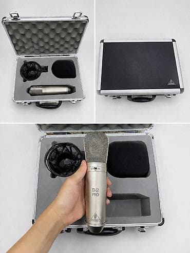 Студия микрофондору: Студийный конденсаторный микрофон Behringer B-2 PRO в комплекте — 1
