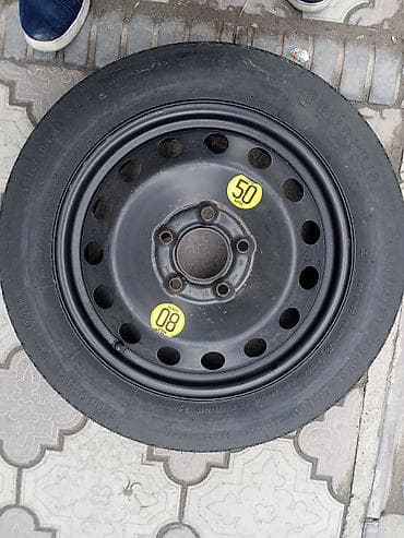 continental: Колеса в сборе R 16, Запаска, Легковые, Железные, отверстий - 5 — 1