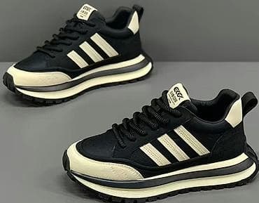 обувь мужская кожа: Мужские кроссовки, 44, Новый, цвет - Черный, Самовывоз, Платная доставка — 2