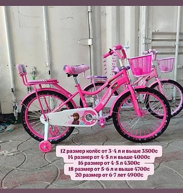 Детские велосипеды: Детский велосипед, 2-колесный, 4 - 6 лет, Для девочки, Новый — 4