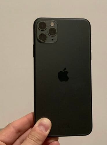 IPhone 11 Pro, Б/у, 64 ГБ, Space Gray, Зарядное устройство, Защитное стекло, Чехол, 84 %