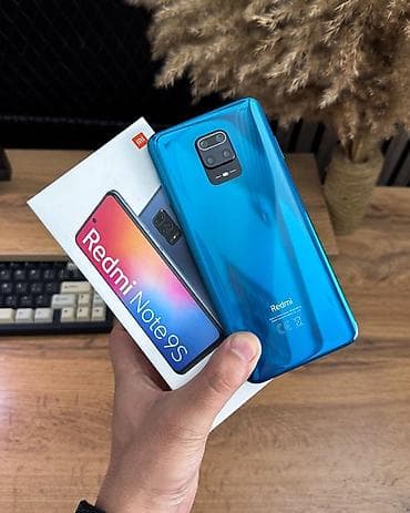 Redmi, Redmi Note 9S, Б/у, 128 ГБ, цвет - Синий, 2 SIM