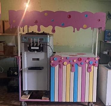 Передвижная станция для продажи мягкого мороженого. Комплектация и