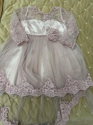 вещи на девочку 3 4 года: Детское платье, Б/у — 5