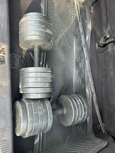 настольные теннисные ракетки: Разборные гантели с металлическими дисками. Вес можно регулировать — 2