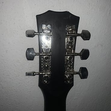 аренда музыкальных инструментов: Акустическая гитара типа дредноут с вырезом (cutaway), цвет — черный — 6