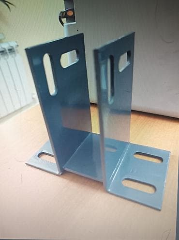 эшик рам: Фасадная подсистема -Кронштейн фасадный размер по заказу -Т профиль — 2