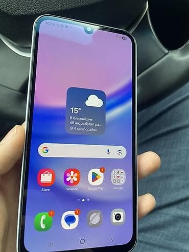 Техника жана электроника: Samsung Galaxy A15, Колдонулган, 128 ГБ, түсү - Ак, 2 SIM — 1