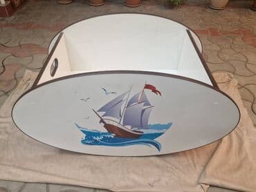 Люлька, Колыбель, МДФ, цвет - Белый, Самовывоз, Платная доставка